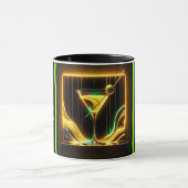 Trendy Party Time Neon gepersonaliseerd Mok (Midden)