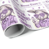 Trendy Pasen Bunny Gift Wrap, aangepaste krant Cadeaupapier (Rol Hoek)