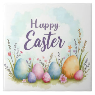 Trendy Pasen Eieren Mooie Collectie Tegeltje