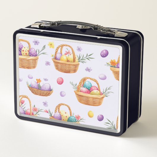 Trendy Pasen Patroon lunchbox (Achterkant)