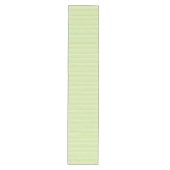 Trendy Pastel Bright Lime Green Stripes Patroon Medium Tafelloper (Voorkant)