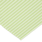 Trendy Pastel Bright Lime Green Stripes Patroon Medium Tafelloper (Hoek)