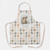 Trendy Pastel Easter Photo Apron | Personalized Schort (Voorkant)