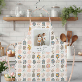 Trendy Pastel Easter Photo Apron | Personalized Schort