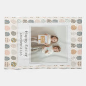 Trendy Pastel Easter Photo Kitchen Towel | Persona Theedoek (Horizontaal)