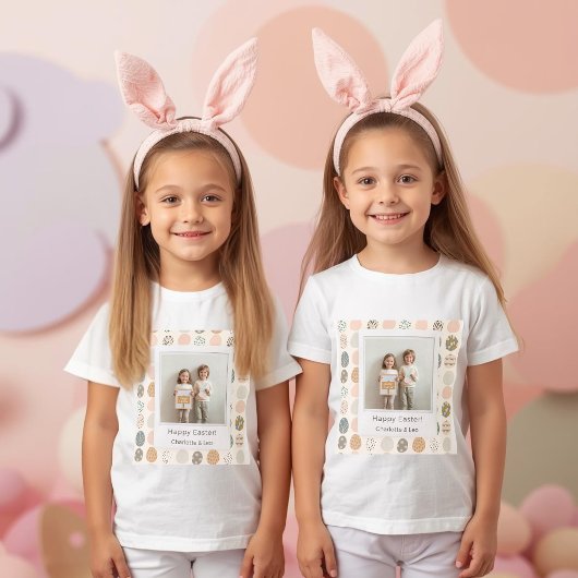 Trendy Pastel Easter Photo  | Personalized Kinder Shirts