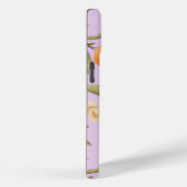 Trendy pastel Mauve, abrikozenfruit en chique goud Case-Mate iPhone Case (Achterkant / Rechts)
