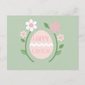 Trendy pastel paas briefkaart (Voorkant)