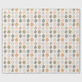 Trendy Pastel Paasei Inpakpapier (Vlak)