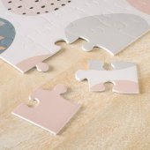 Trendy Pastel Pasen Fotopuzzel | Gepersonaliseerd Legpuzzel (Zijkant)