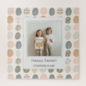 Trendy Pastel Pasen Fotopuzzel | Gepersonaliseerd Legpuzzel (Verticaal)