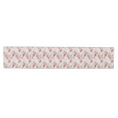 Trendy pastel pink and gold watercolor runner medium tafelloper (Horizontaal)