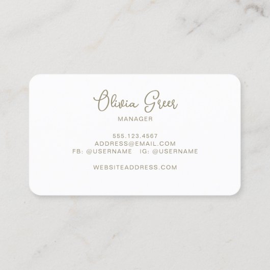 Trendy Pastel Pink Retro Waves Visitekaartje (Achterkant)