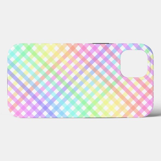 Trendy Pastel Rainbow Pset Ombre Pattern Case-Mate iPhone Case (Achterkant (horizontaal))