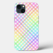 Trendy Pastel Rainbow Pset Ombre Pattern Case-Mate iPhone Case (Achterkant)