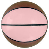 Trendy pastel Roos effen kleur Basketbal (Voorkant)