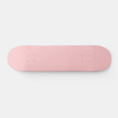 Trendy pastel Roos effen kleur Persoonlijk Skateboard (Horizontaal)