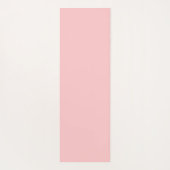 Trendy pastel Roos effen kleur Yogamat (Achterkant)