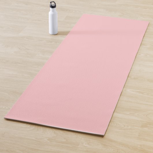 Trendy pastel Roos effen kleur Yogamat (In situ)