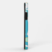 Trendy pastel verlaat iPhone Case (Achterkant/rechts)