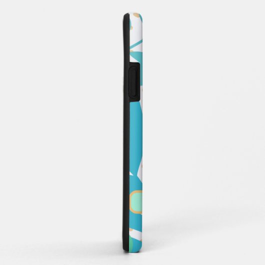 Trendy pastel verlaat iPhone Case (Achterkant/rechts)