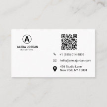 Trendy Pastel Watercolor Spat QR-code