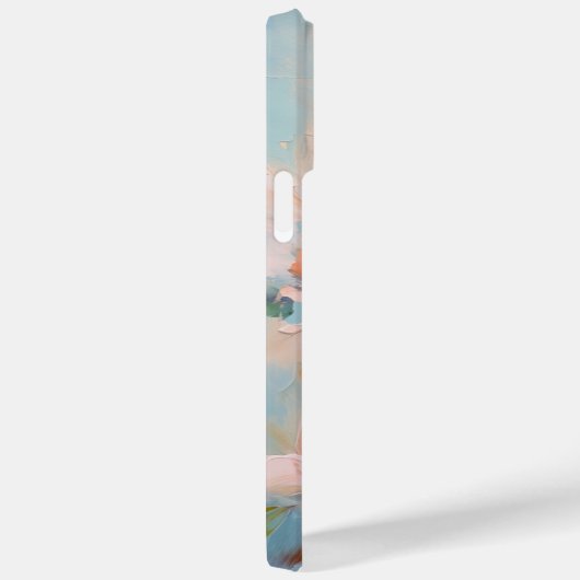Trendy pastelbloem artistiek Abstract Case-Mate iPhone Case (Achterkant / Rechts)