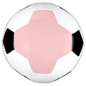 Trendy Pastelroze Effen Kleur Voetbal (Gedraaid)