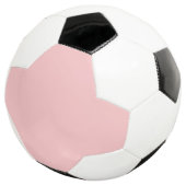 Trendy Pastelroze Effen Kleur Voetbal (Drie kwart)