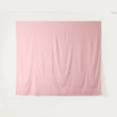 Trendy Pastelroze Effen Kleur Wandkleed (Voorkant (horizontaal))