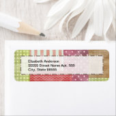 Trendy Patchwork Quilt Etiket (Insitu)