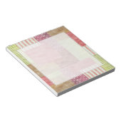 Trendy Patchwork Quilt Notitieblok (Schuin)