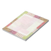 Trendy Patchwork Quilt Notitieblok (Linkerzijde)