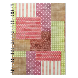 Trendy Patchwork Quilt Notitieboek
