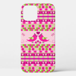 Trendy Patronen en Tortelduifjes Case-Mate iPhone Case