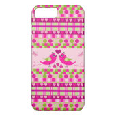 Trendy Patronen en Tortelduifjes Case-Mate iPhone Case (Achterkant)