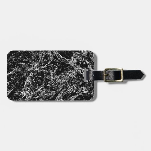 Trendy Patroon - Gepersonaliseerd Bagagelabel (Voorkant horizontaal)