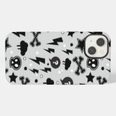 Trendy patroon iPhone hoesje (Achterkant horizontaal)
