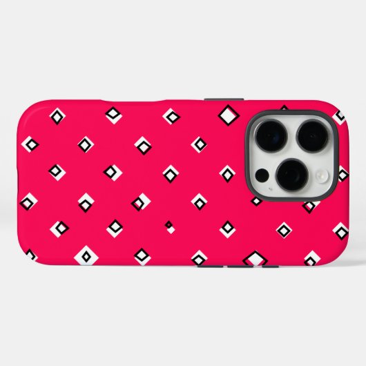 Trendy Patroonontwerp Case-Mate iPhone Case (Achterkant (horizontaal))