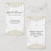 Trendy Patter Distress Visitekaartje (Voorkant / Achterkant)