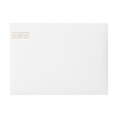 Trendy Peace Wraparound Holiday Labels (Voorkant)