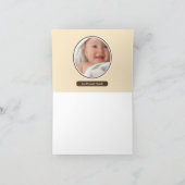 Trendy Peach foto (inside) bedankt (Binnen)