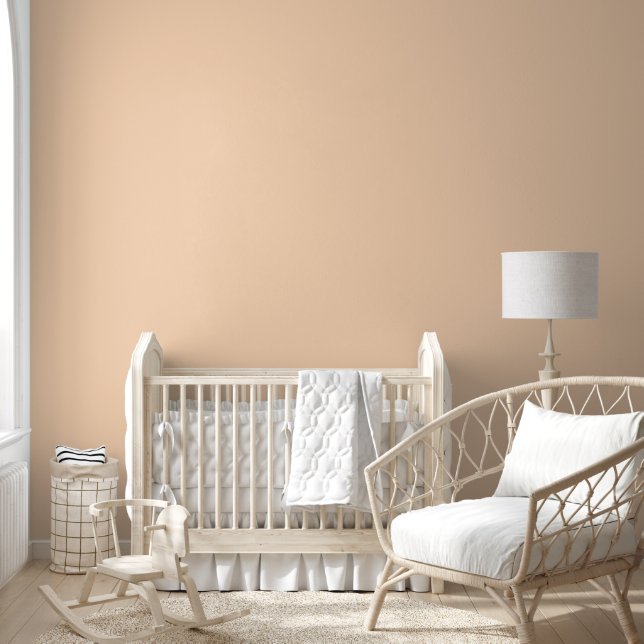 Trendy Peachy Roze Effen Kleur | elegant Behang (Kinderen)