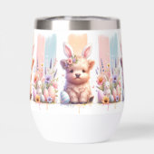 Trendy penseelstreek Paas Koe Wijntuimelaar (Achterkant)