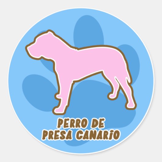 Trendy Perro de Presa Canario Stickers (Voorkant)