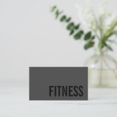 Trendy Personal Fitness Trainer Sport Consultant Visitekaartje (Staand voorkant)