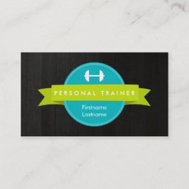 Trendy Personal Trainer Fitness Visitekaartjes