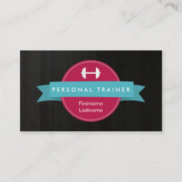 Trendy Personal Trainer Fitness Visitekaartjes