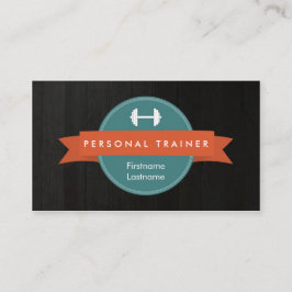 Trendy Personal Trainer Fitness Visitekaartjes