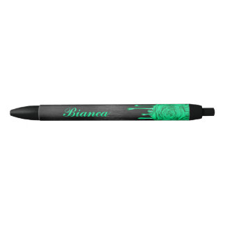 Trendy Personalized Dripping Rozen Pen n Groen